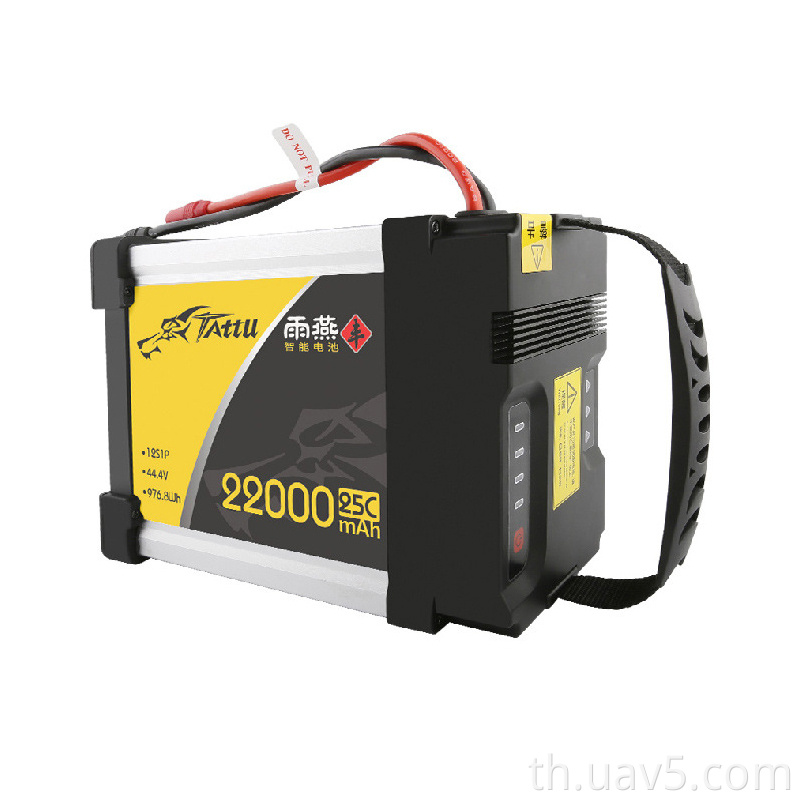 Tattu 22000mAh 12S 25C 44.4V LIPO แบตเตอรี่สำหรับโดรนเกษตรกรรม